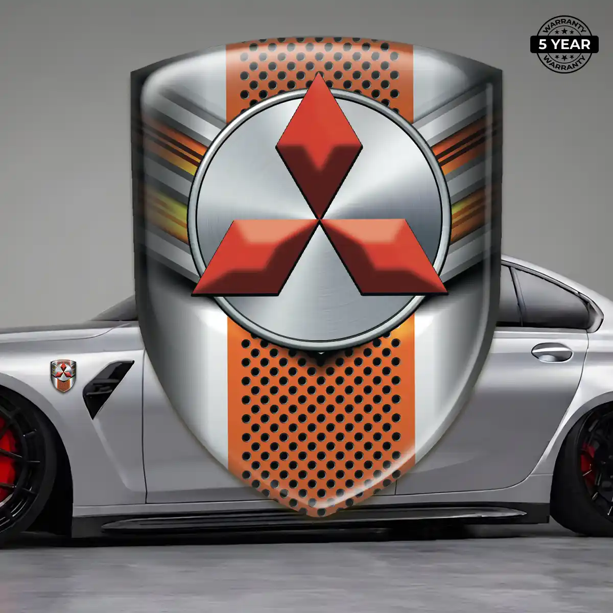 Mitsubishi Car Badge Sticker Prime Quality