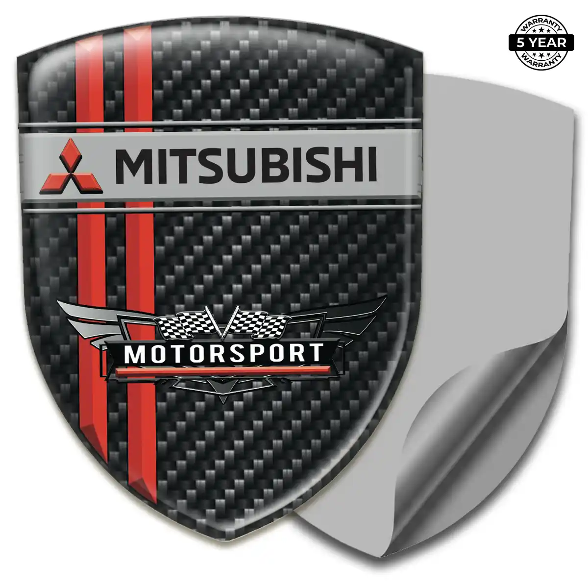 Mitsubishi Car Emblem Decal Elite Edition