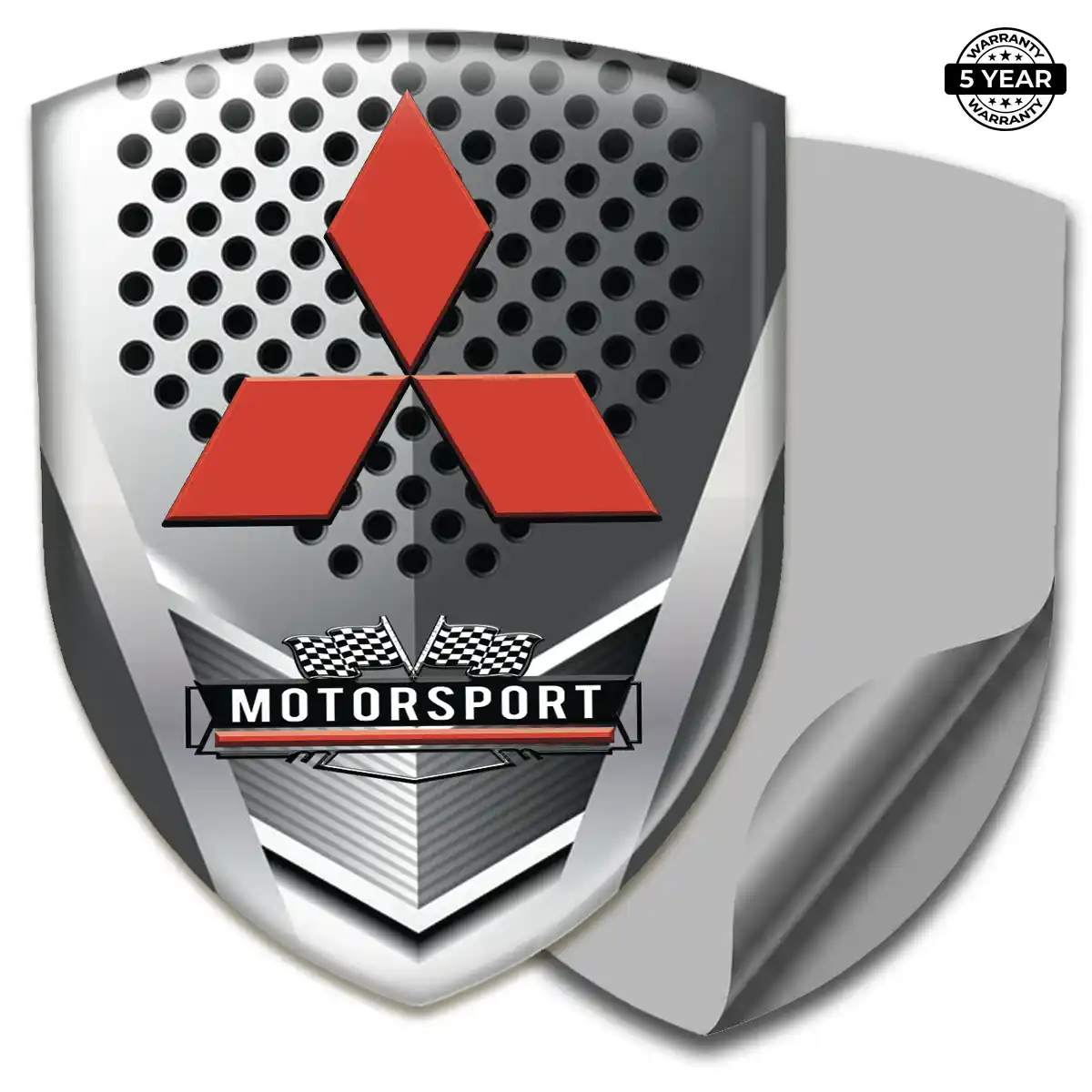 Mitsubishi Car Emblem Decal Elite Finish