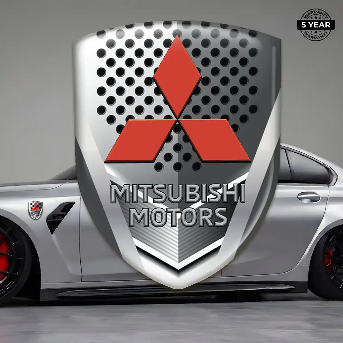 Mitsubishi Car Emblem Decal Exclusive Series