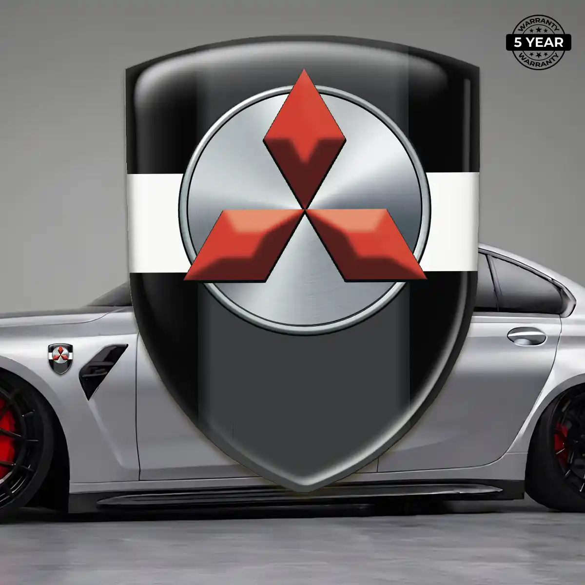 Mitsubishi Car Emblem Decal Noble Edition