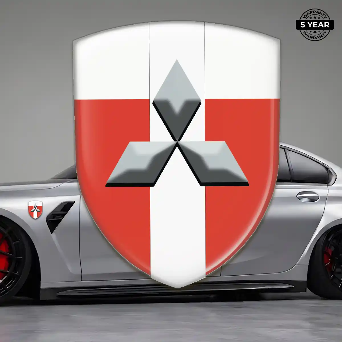 Mitsubishi Car Emblem Decal Prestige Line