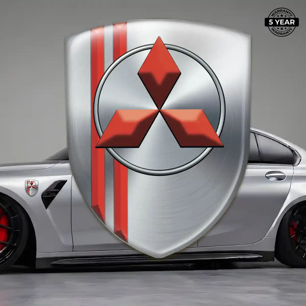 Mitsubishi Car Emblem Decal Prime Quality