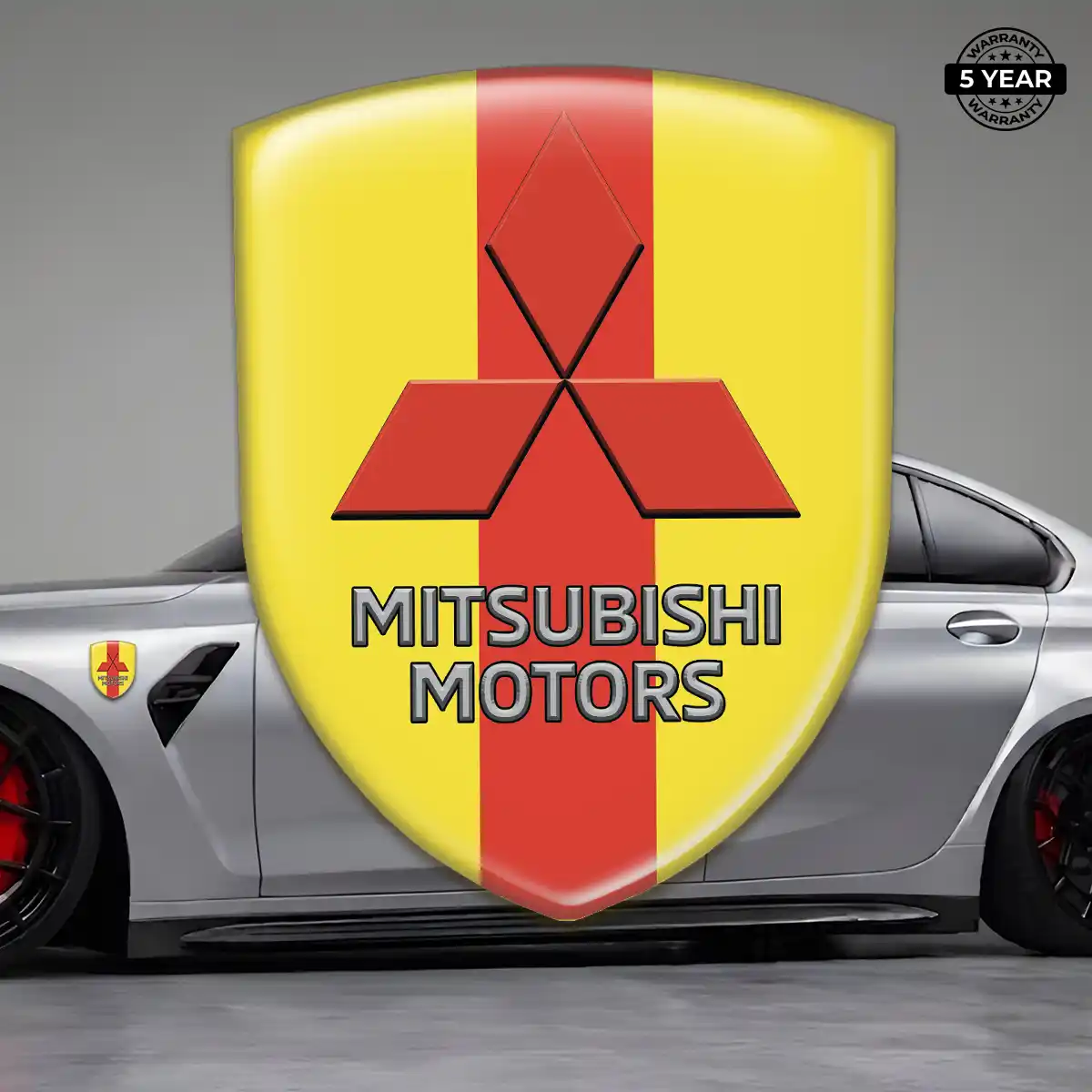 Mitsubishi Car Emblem Decal Signature Grade