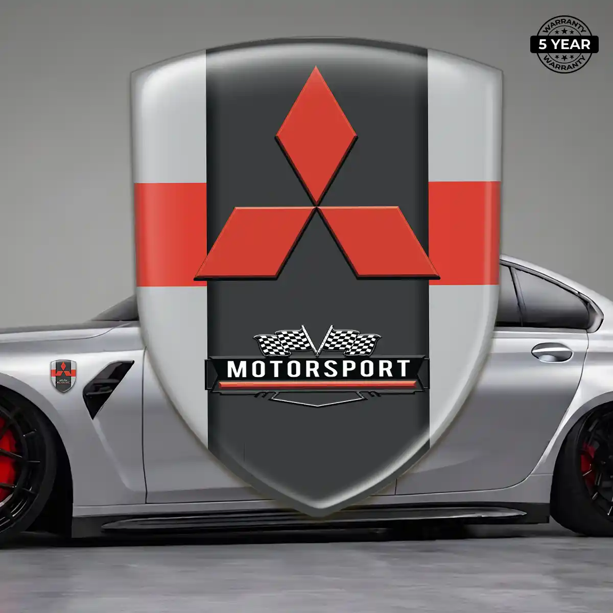 Mitsubishi Car Emblem Overlay Elite Edition