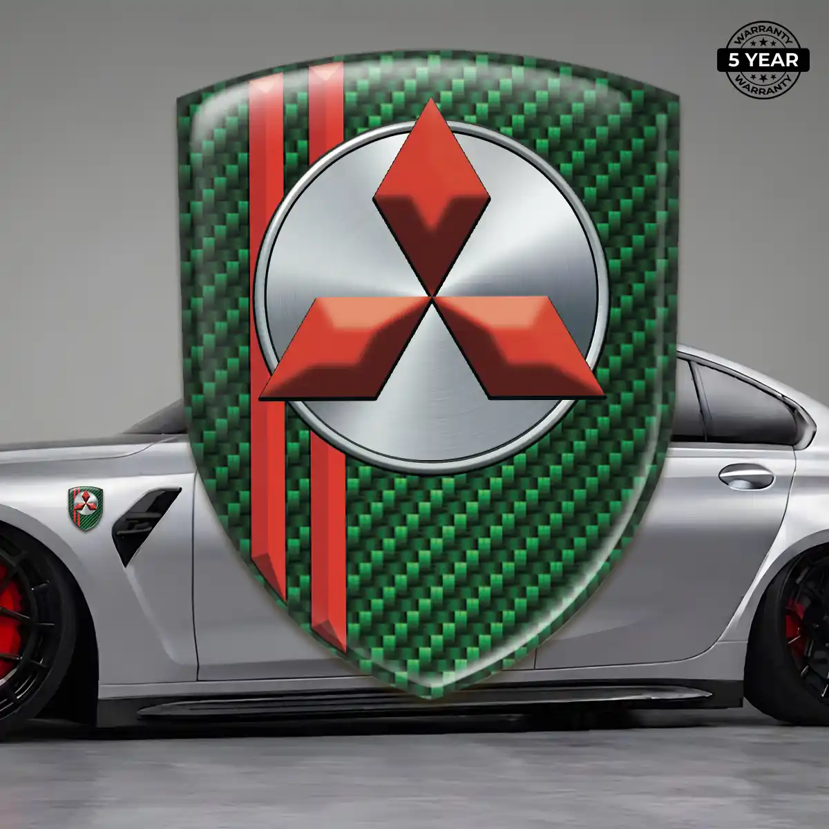 Mitsubishi Car Emblem Overlay Noble Edition