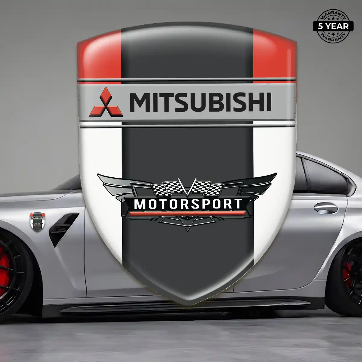 Mitsubishi Car Emblem Overlay Prime Quality