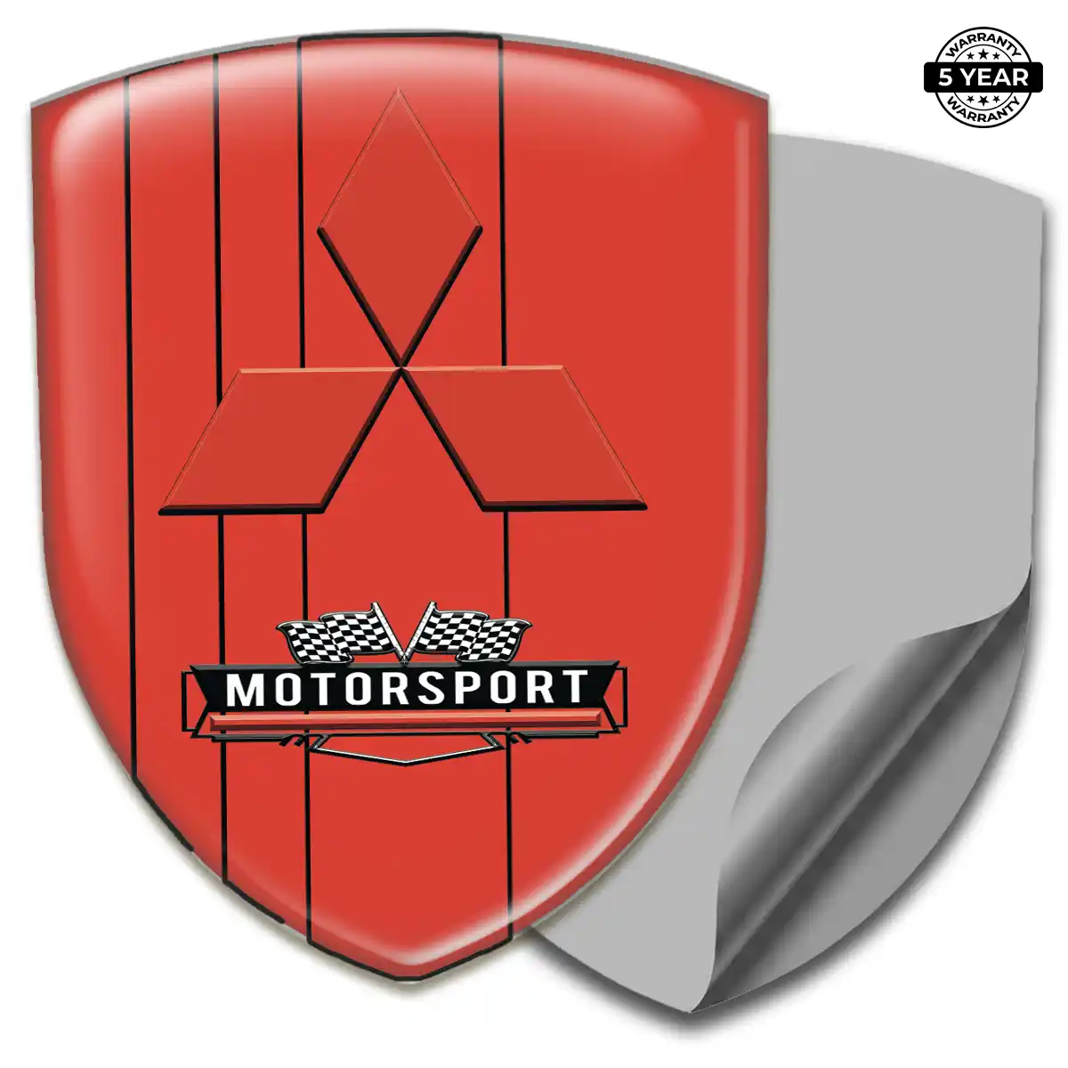 Mitsubishi Car Emblem Sticker Elite Edition