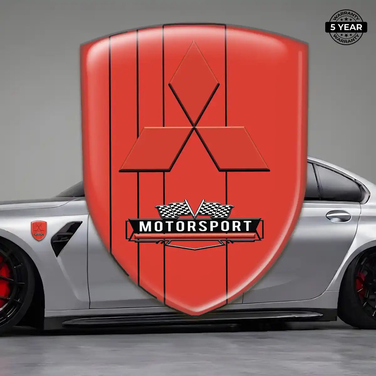 Mitsubishi Car Emblem Sticker Elite Edition