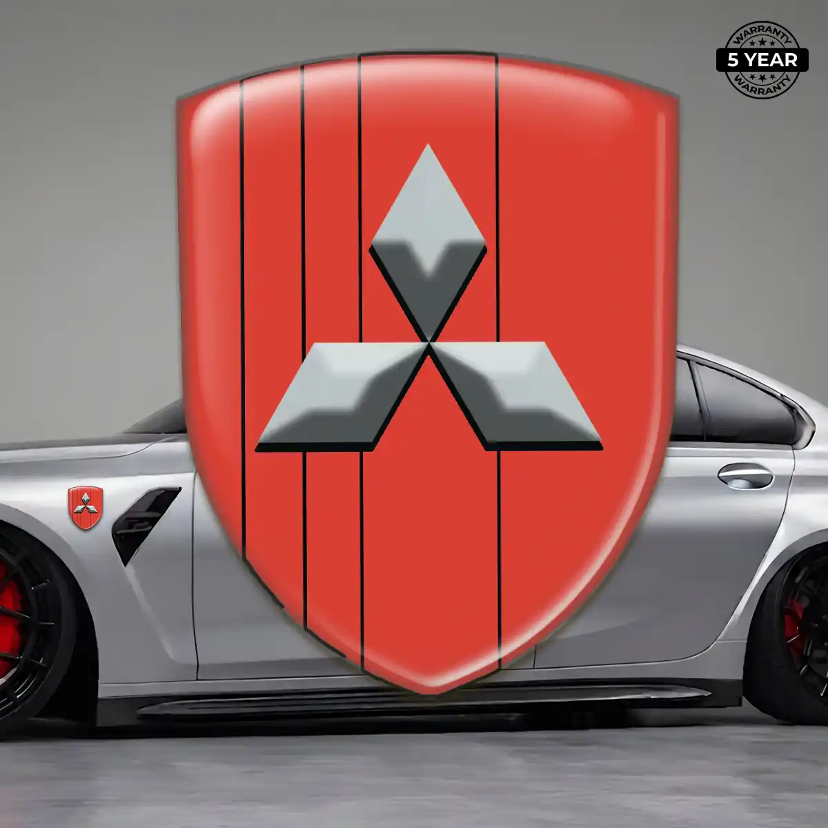 Mitsubishi Car Emblem Sticker Prime Quality