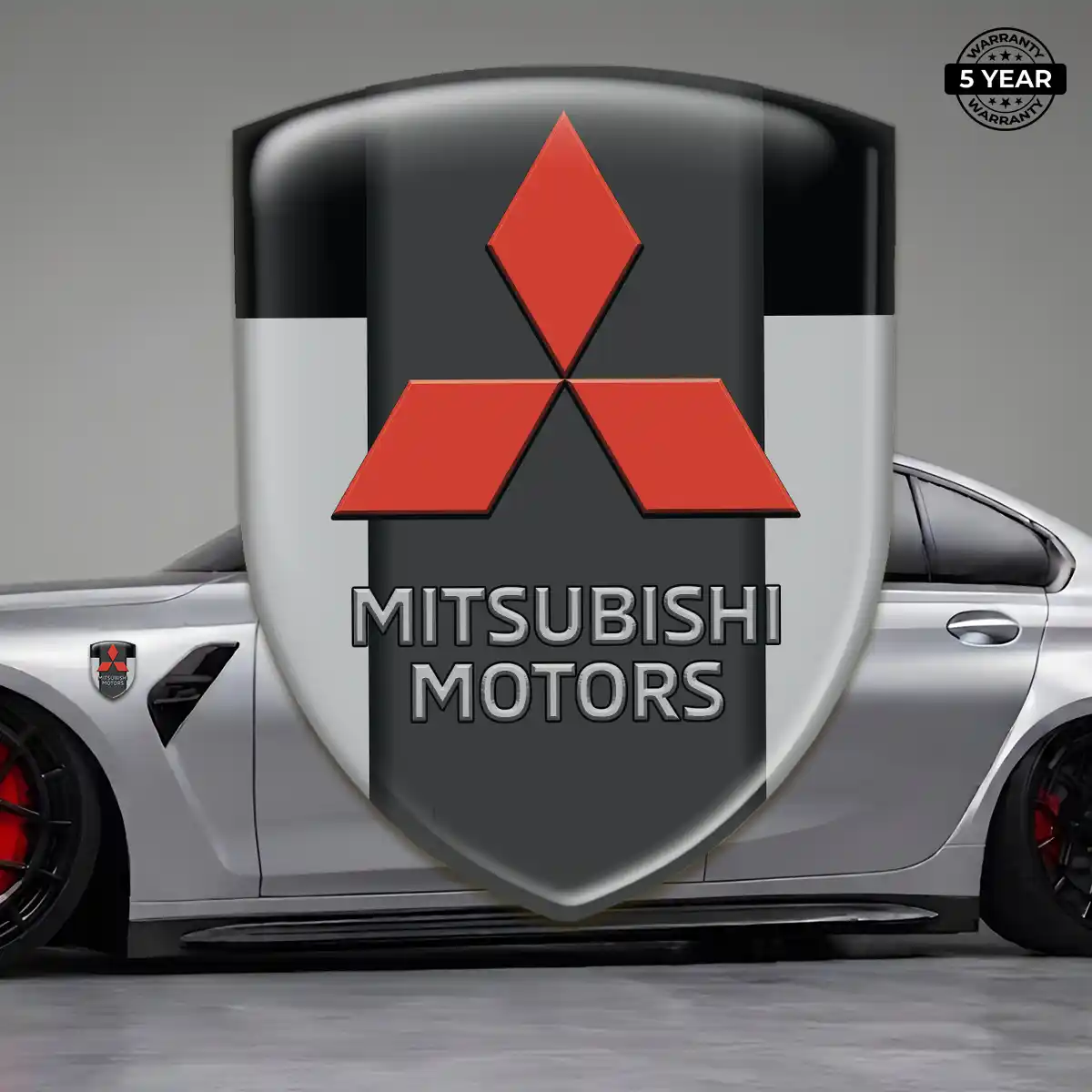 Mitsubishi Car Emblem Sticker Superior Craft