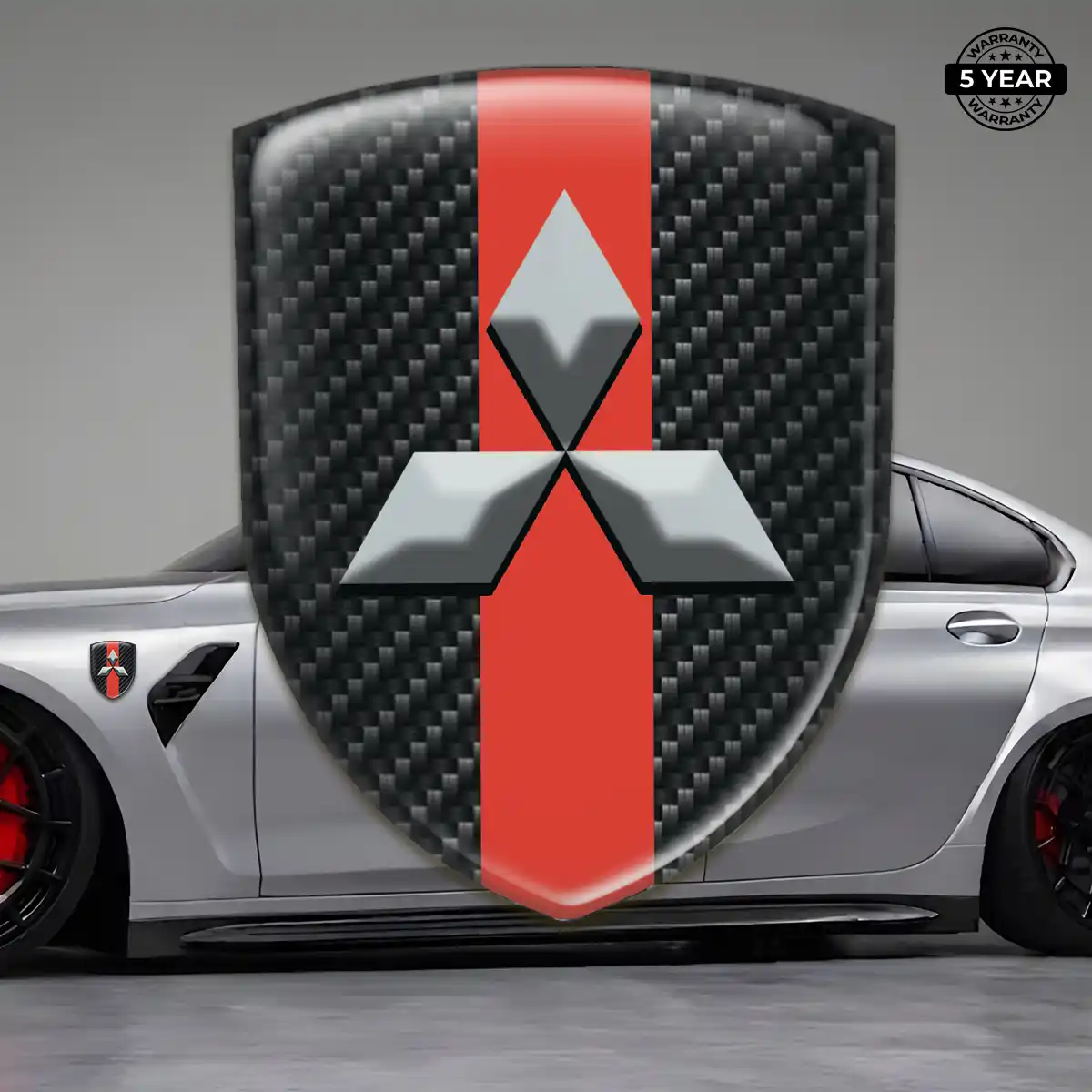 Mitsubishi Car Logo Decal Prime Quality