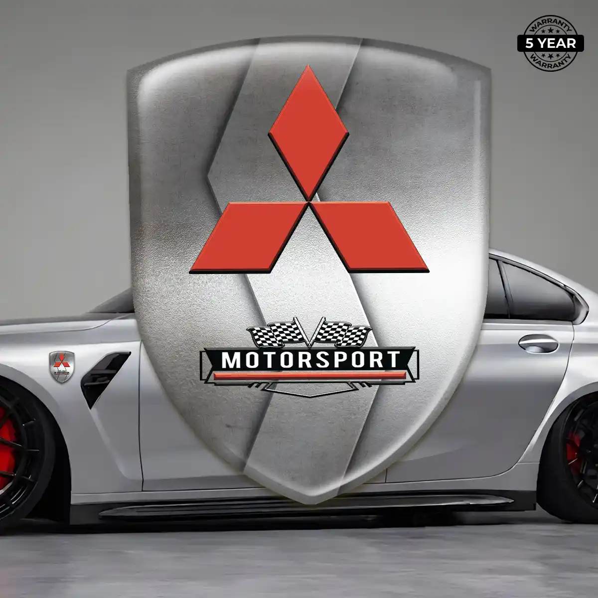 Mitsubishi Car Logo Decal Signature Grade
