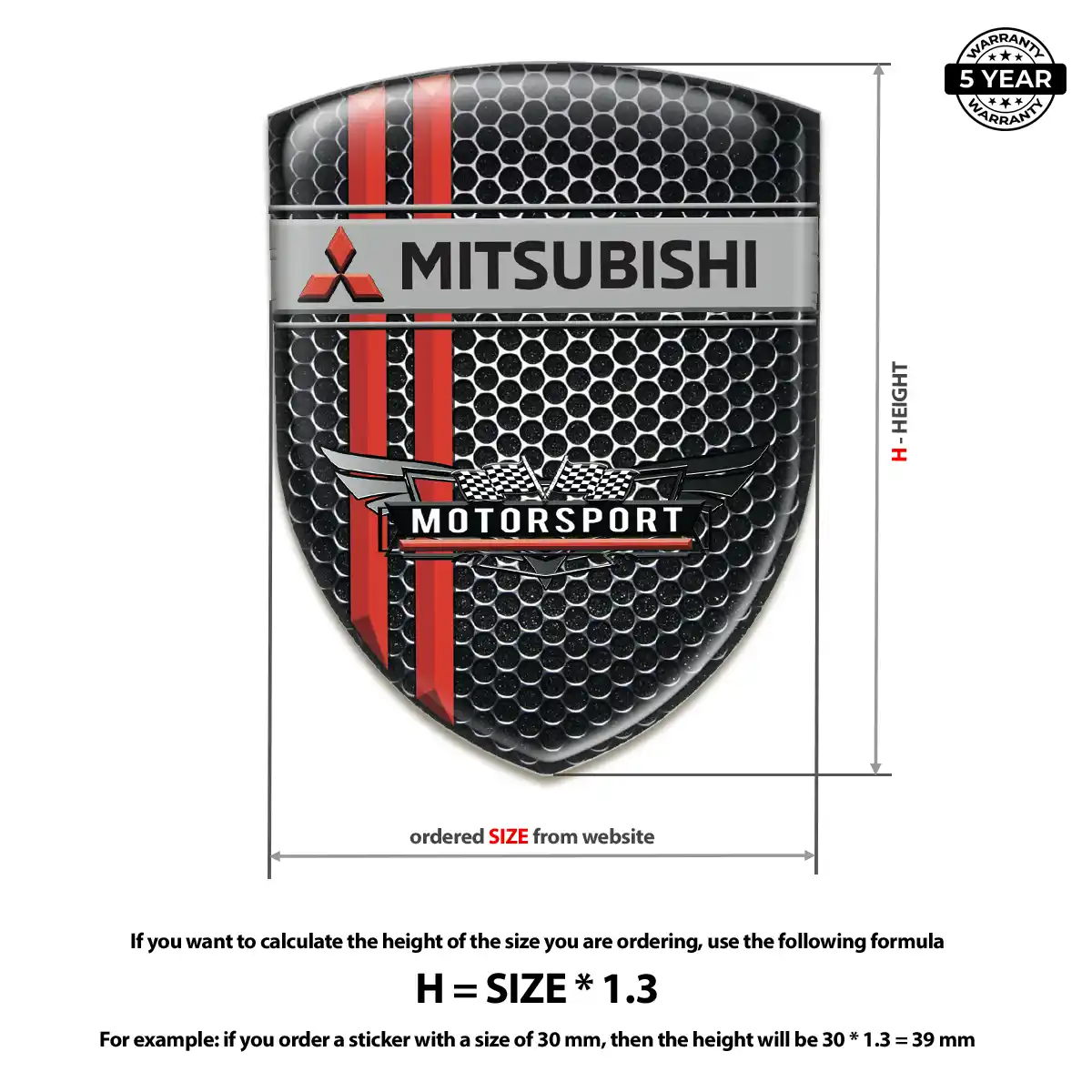 Mitsubishi Crest Emblem Exclusive Series