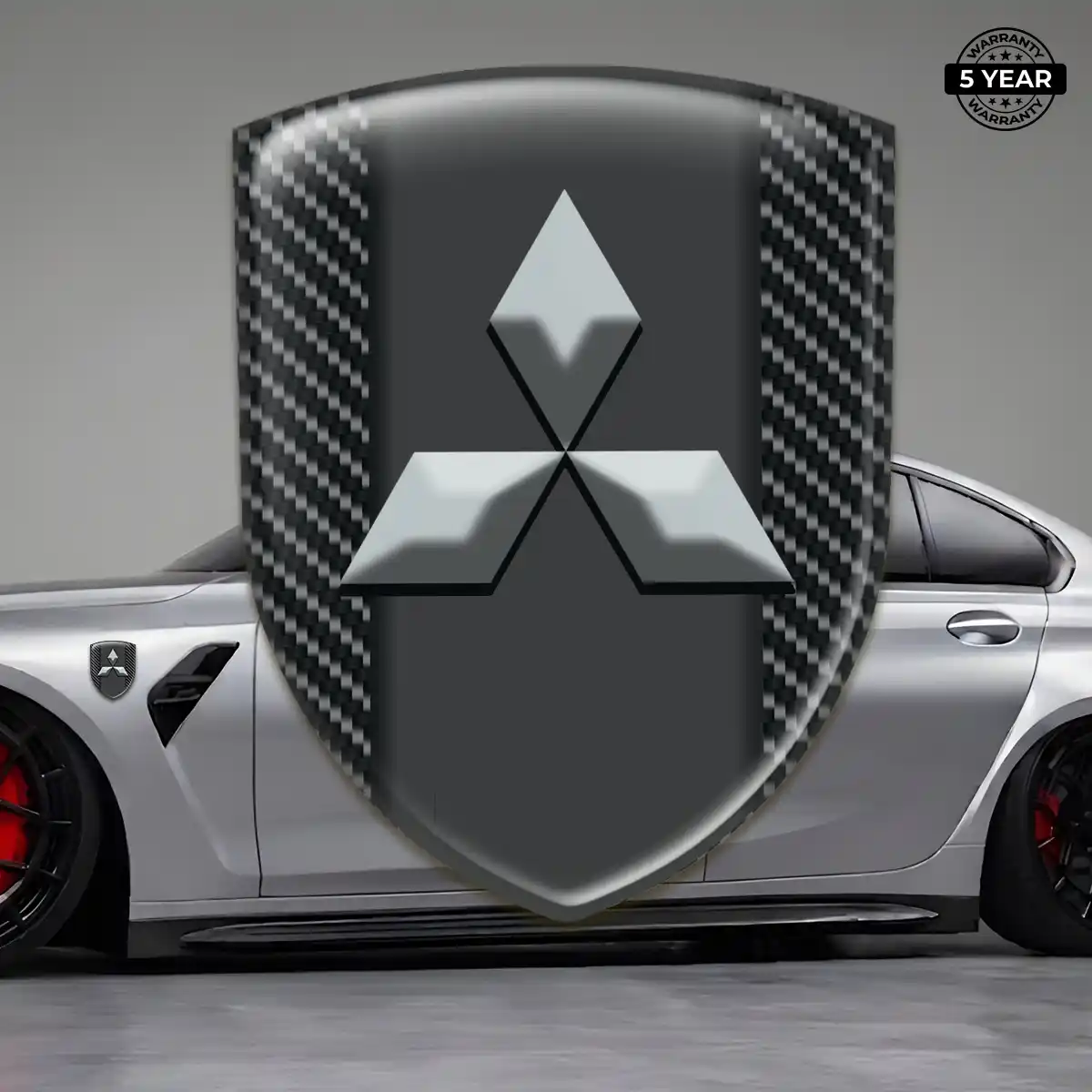 Mitsubishi Crest Emblem Refined Design