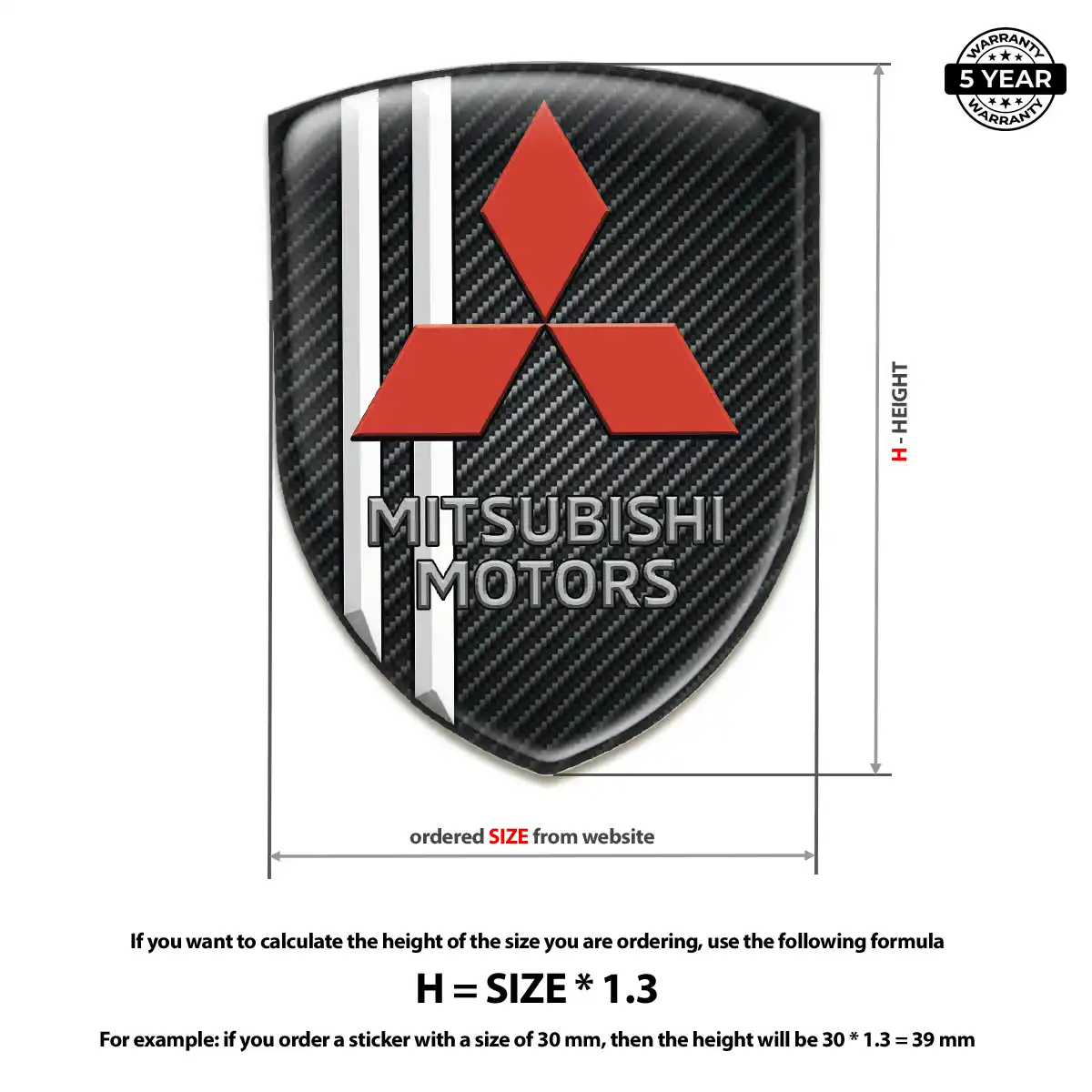 Mitsubishi Crest Emblem Signature Grade
