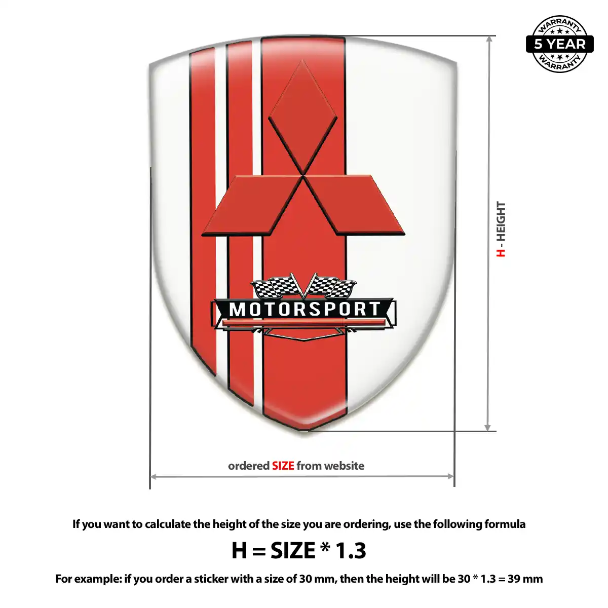 Mitsubishi Crest Emblem Sleek Style