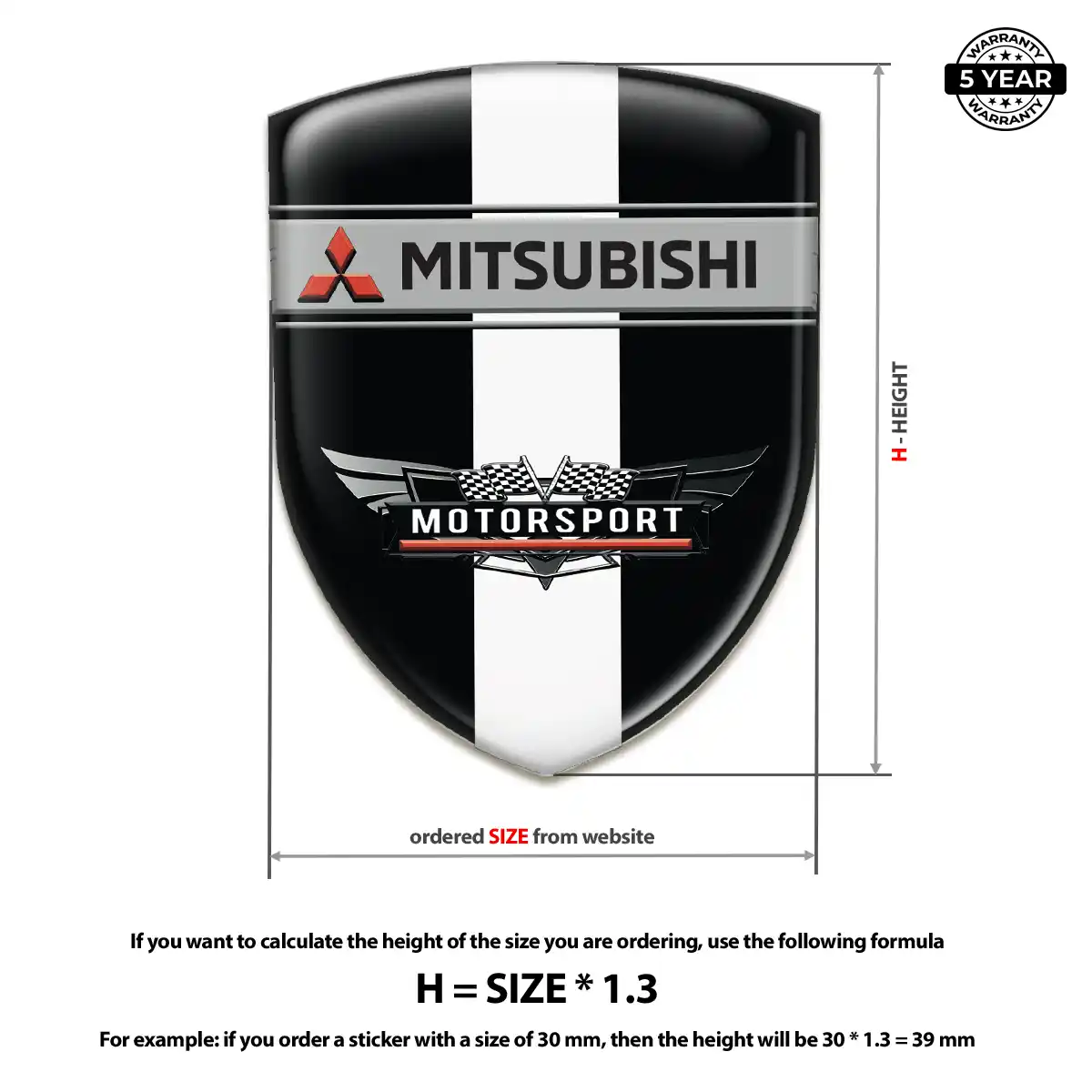 Mitsubishi Crest Logo Emblem Elite Edition
