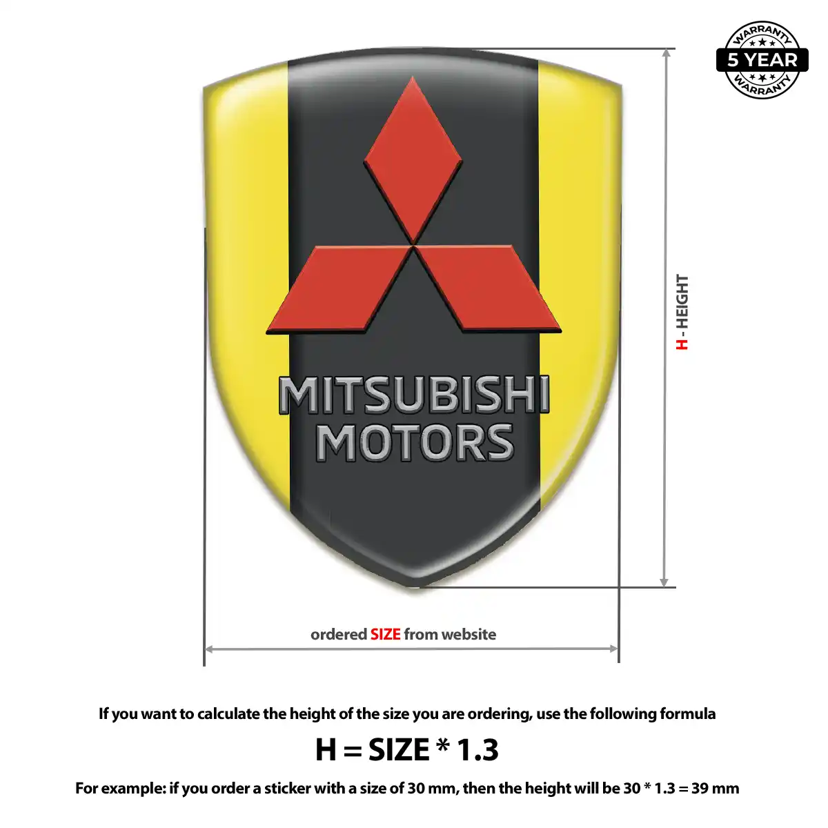 Mitsubishi Crest Logo Emblem Noble Edition