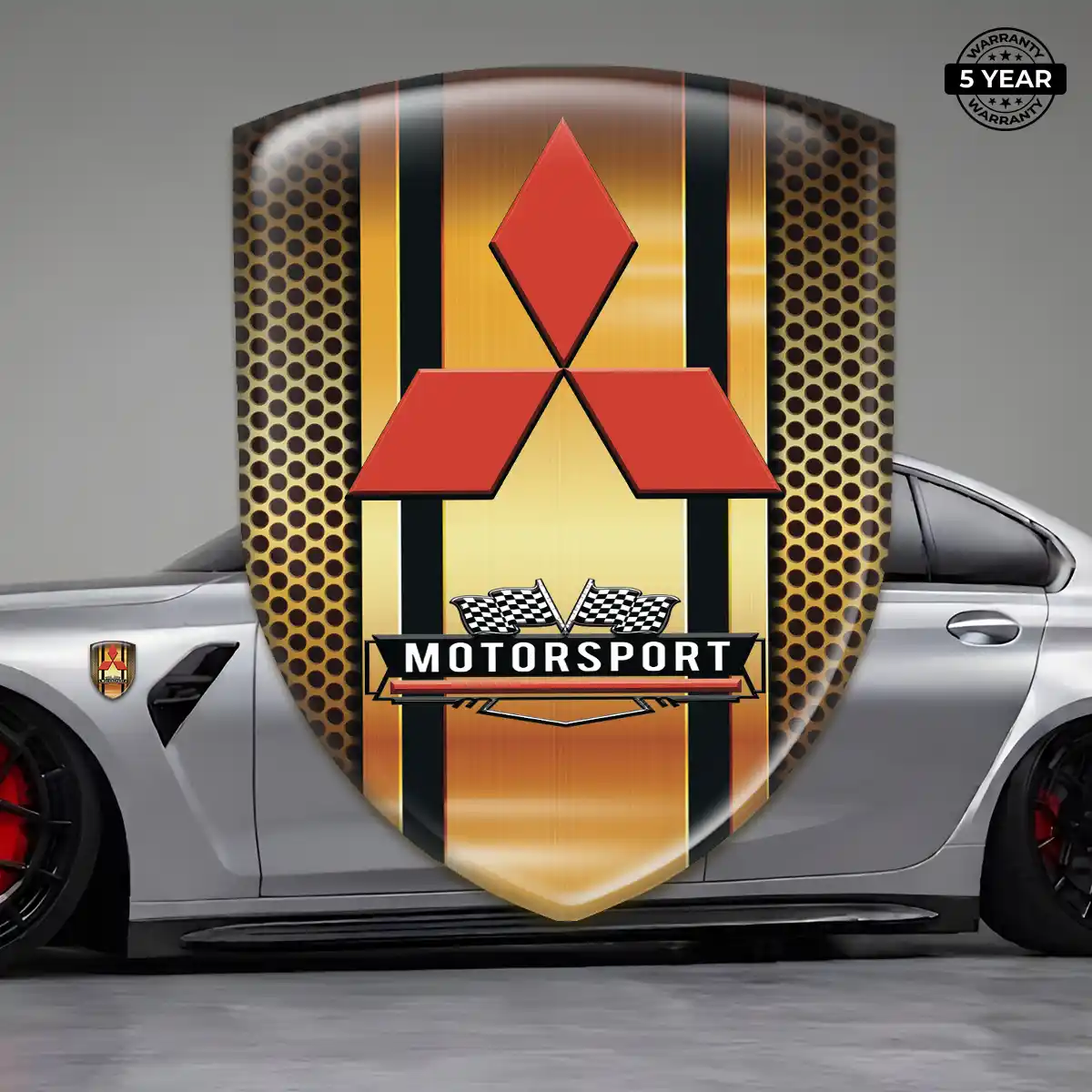 Mitsubishi Crest Logo Emblem Prestige Line