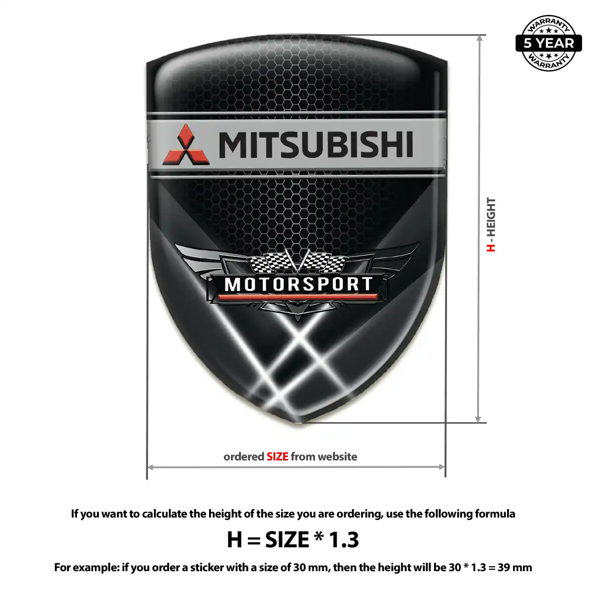 Mitsubishi Crest Logo Emblem Prime Quality