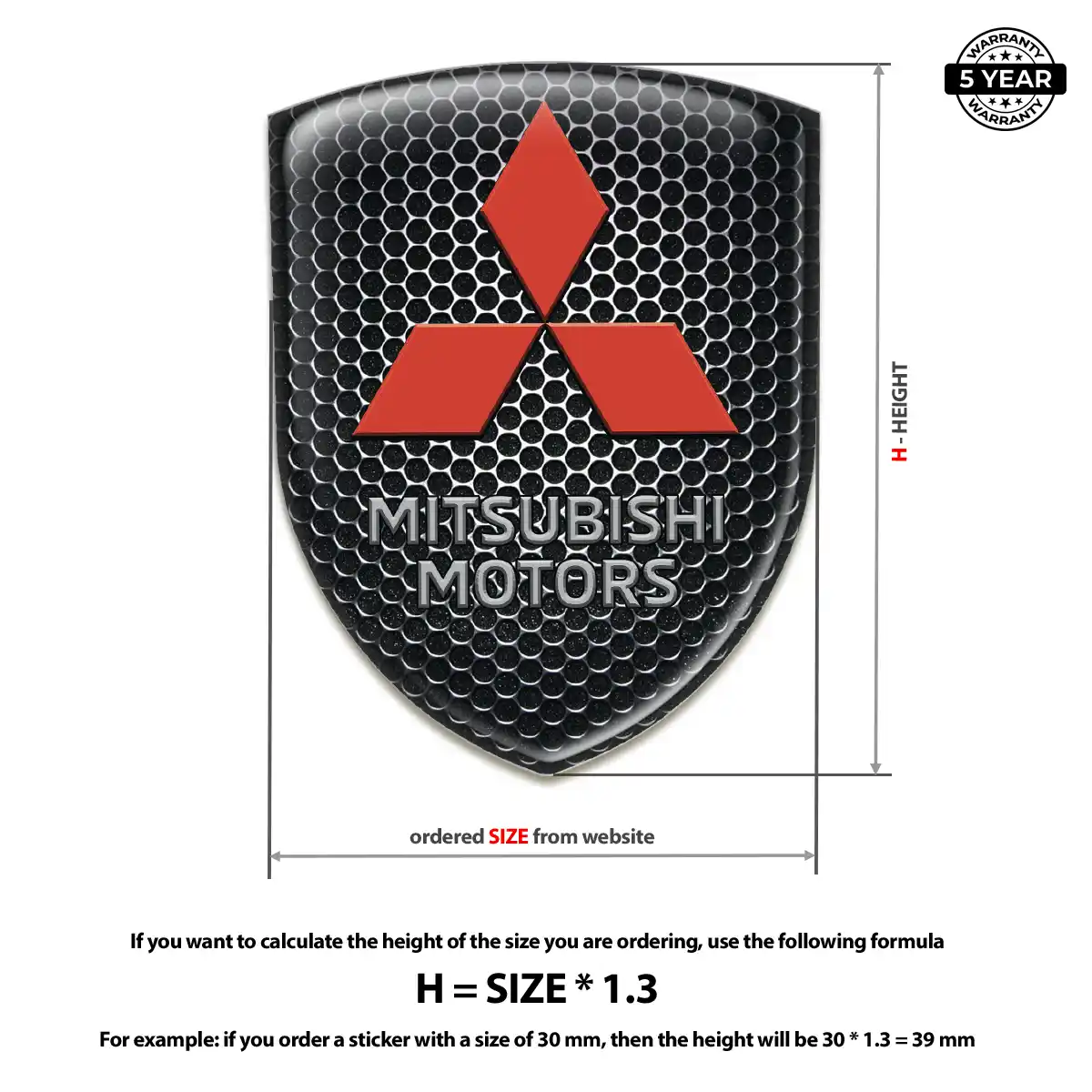 Mitsubishi Crest Logo Emblem Refined Design