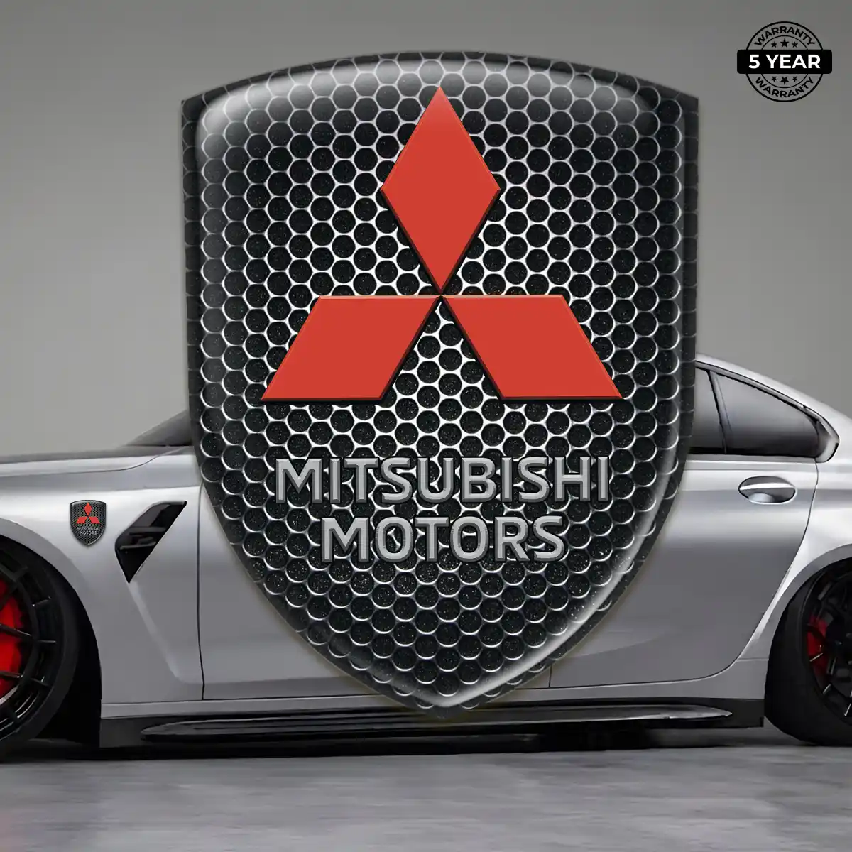 Mitsubishi Crest Logo Emblem Refined Design