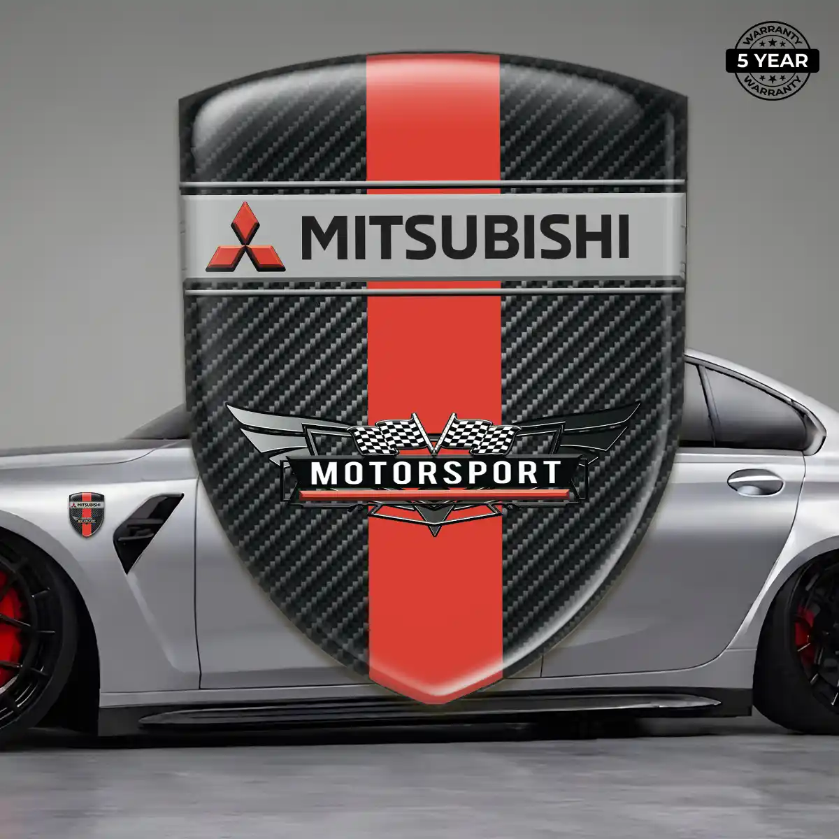 Mitsubishi Crest Logo Emblem Signature Grade