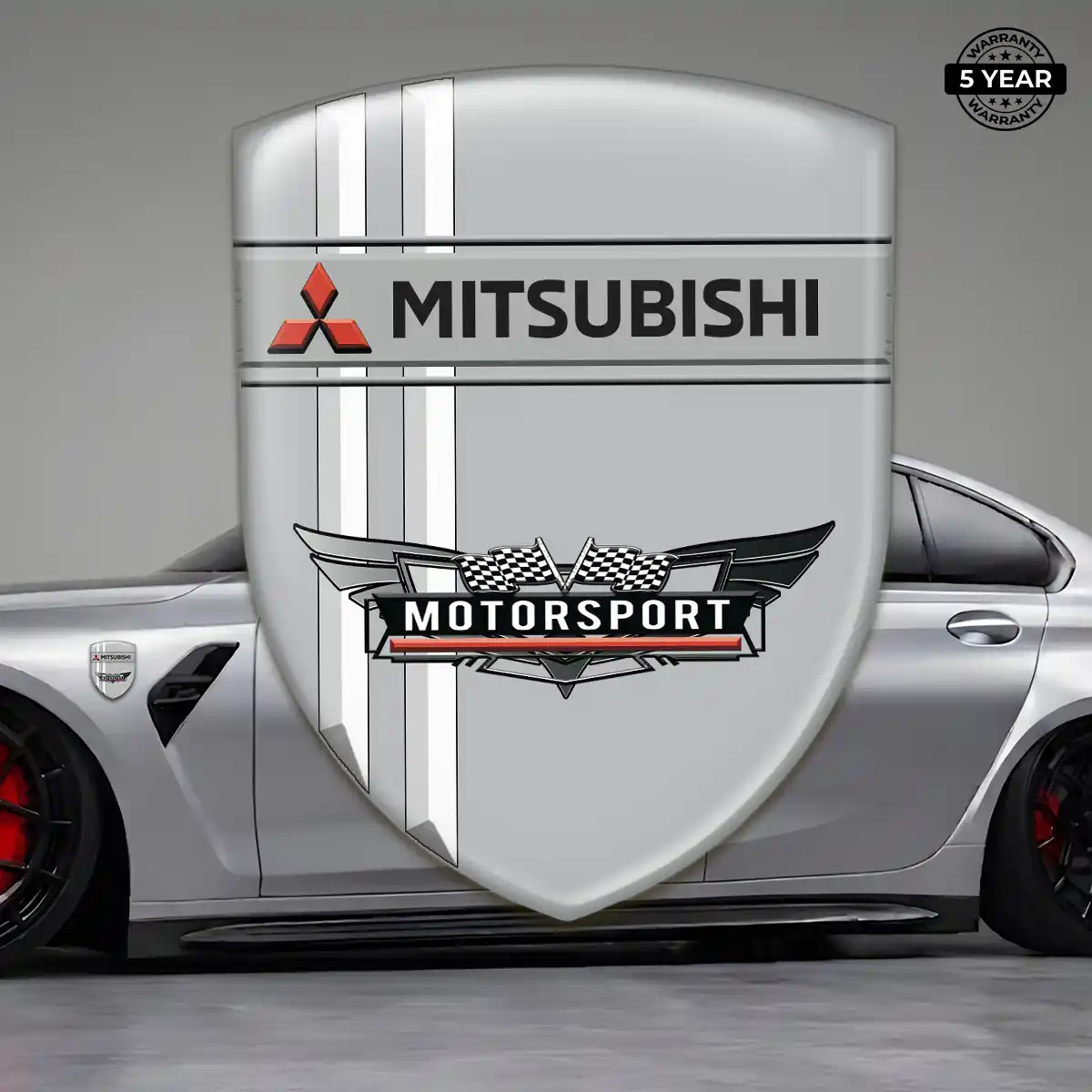 Mitsubishi Crest Logo Emblem Sleek Style