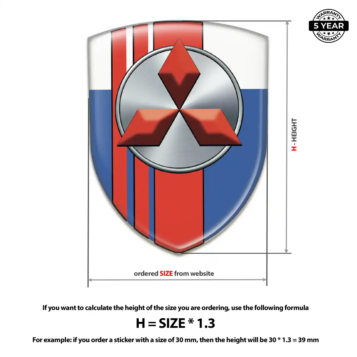 Mitsubishi Domed Badge Elite Edition