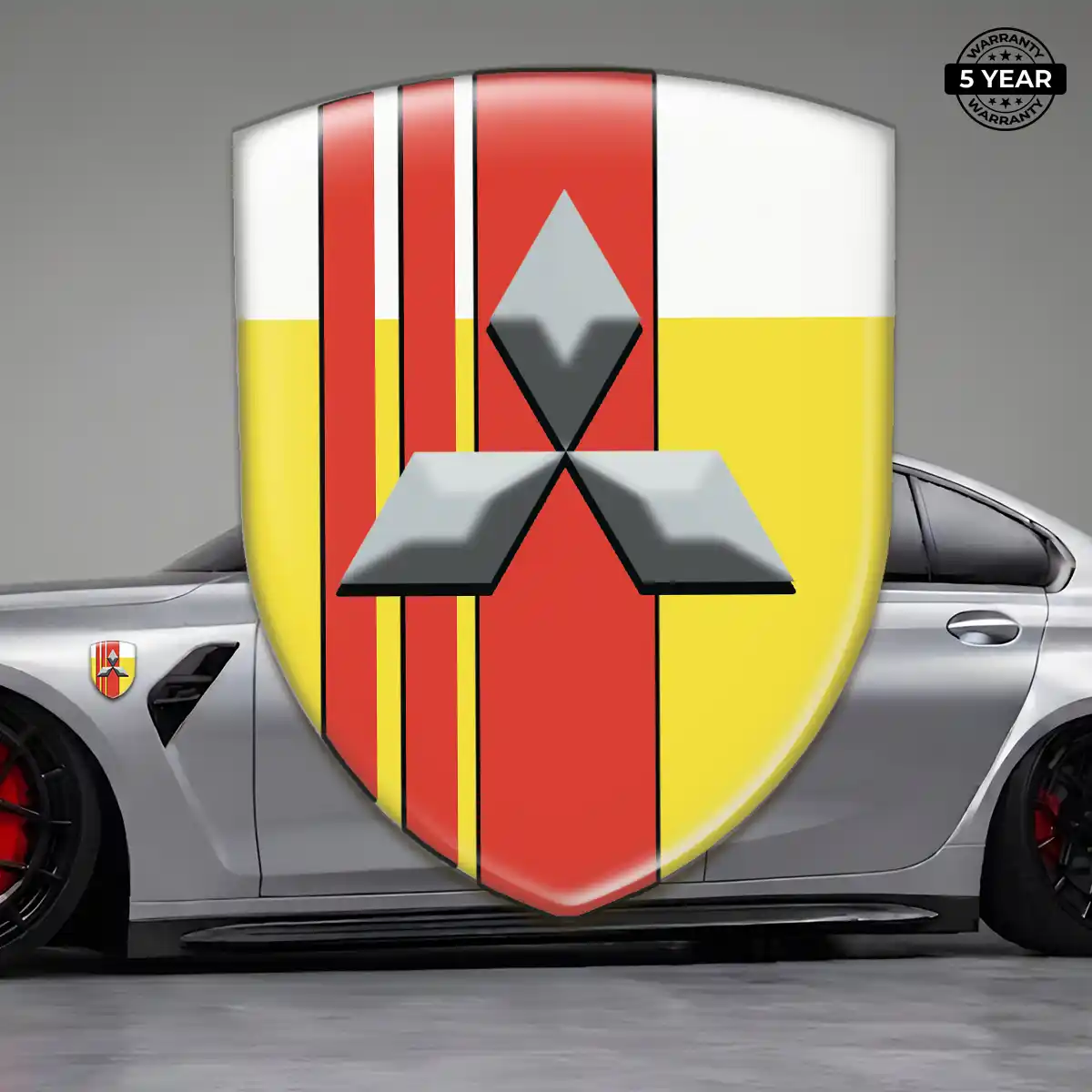 Mitsubishi Domed Badge Elite Finish