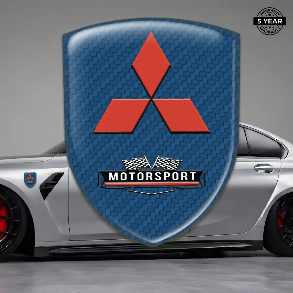 Mitsubishi Domed Badge Prime Quality