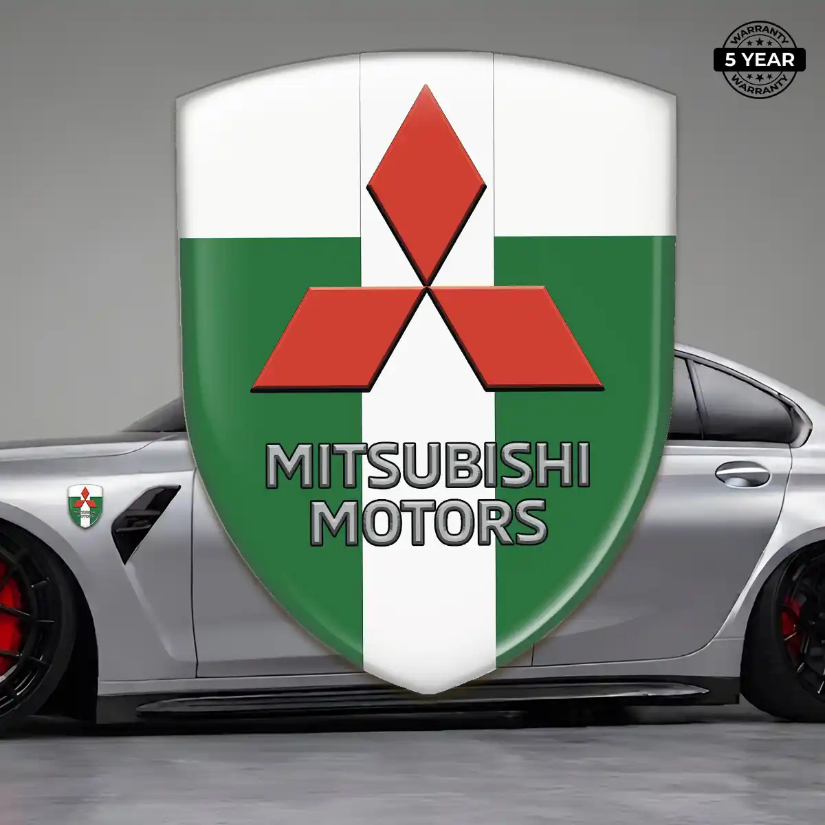 Mitsubishi Domed Badge Refined Design