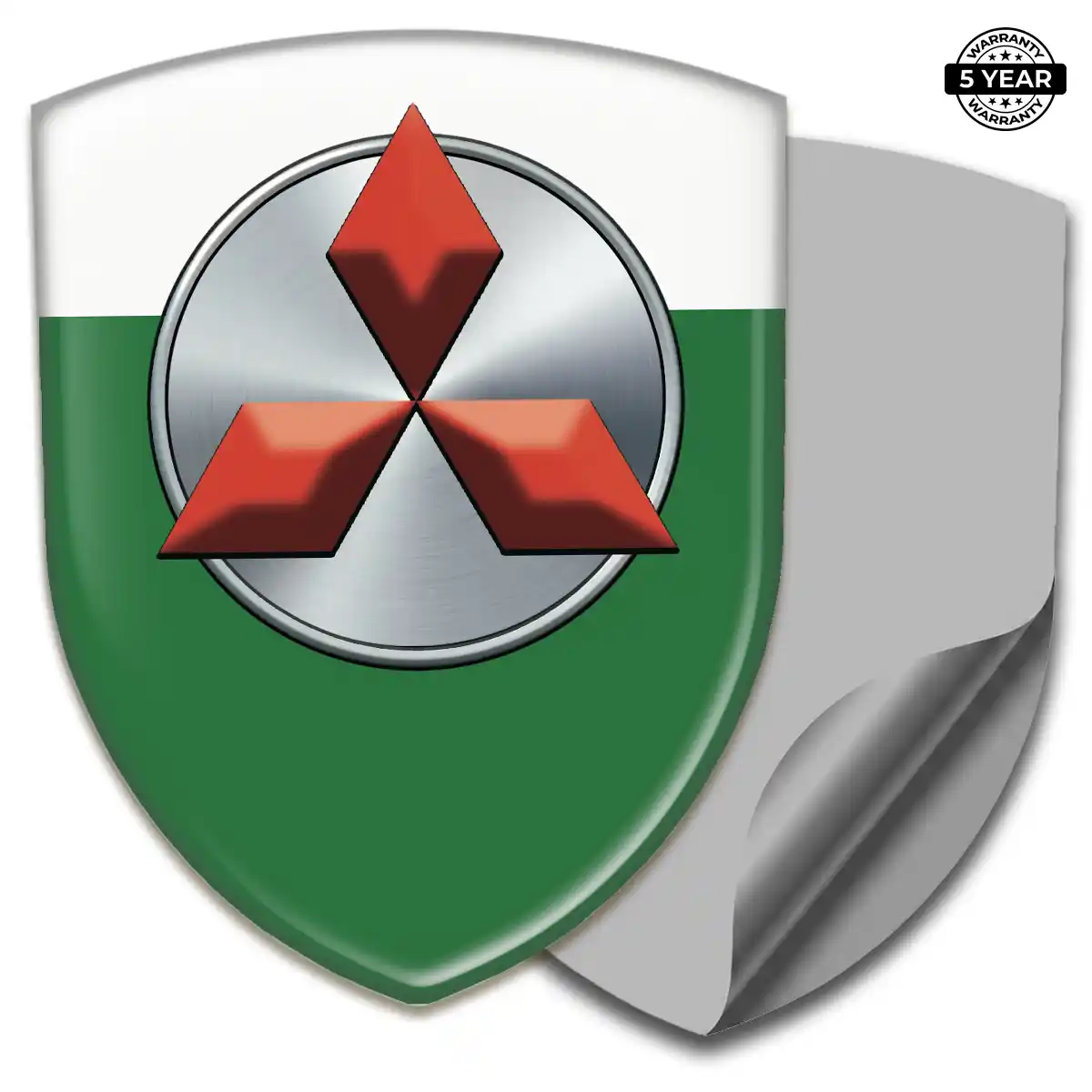 Mitsubishi Domed Car Sticker Exclusive Series