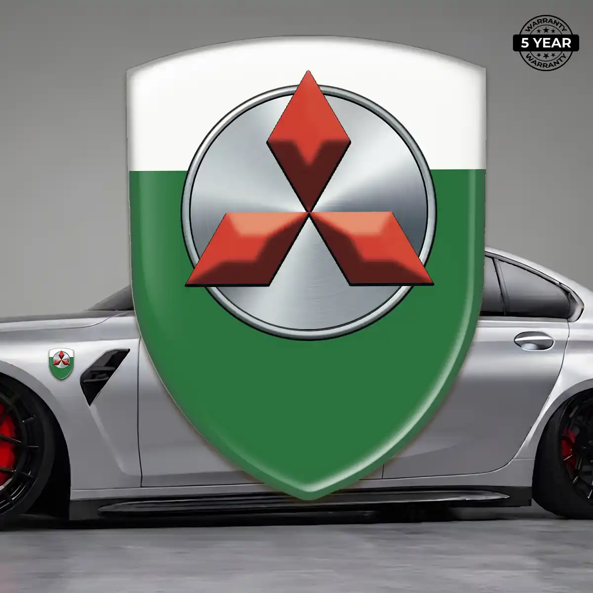 Mitsubishi Domed Car Sticker Exclusive Series