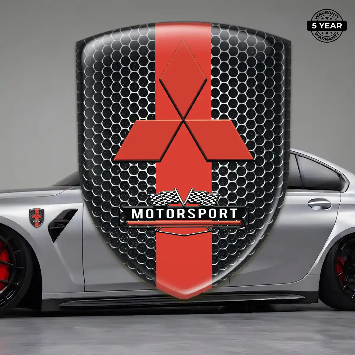 Mitsubishi Domed Car Sticker Noble Edition