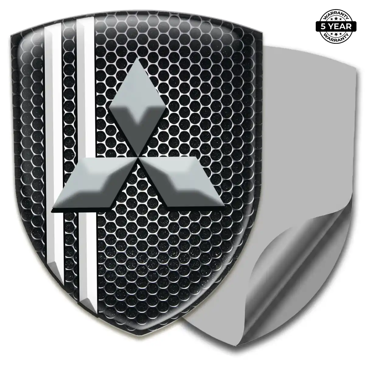 Mitsubishi Domed Car Sticker Prime Quality