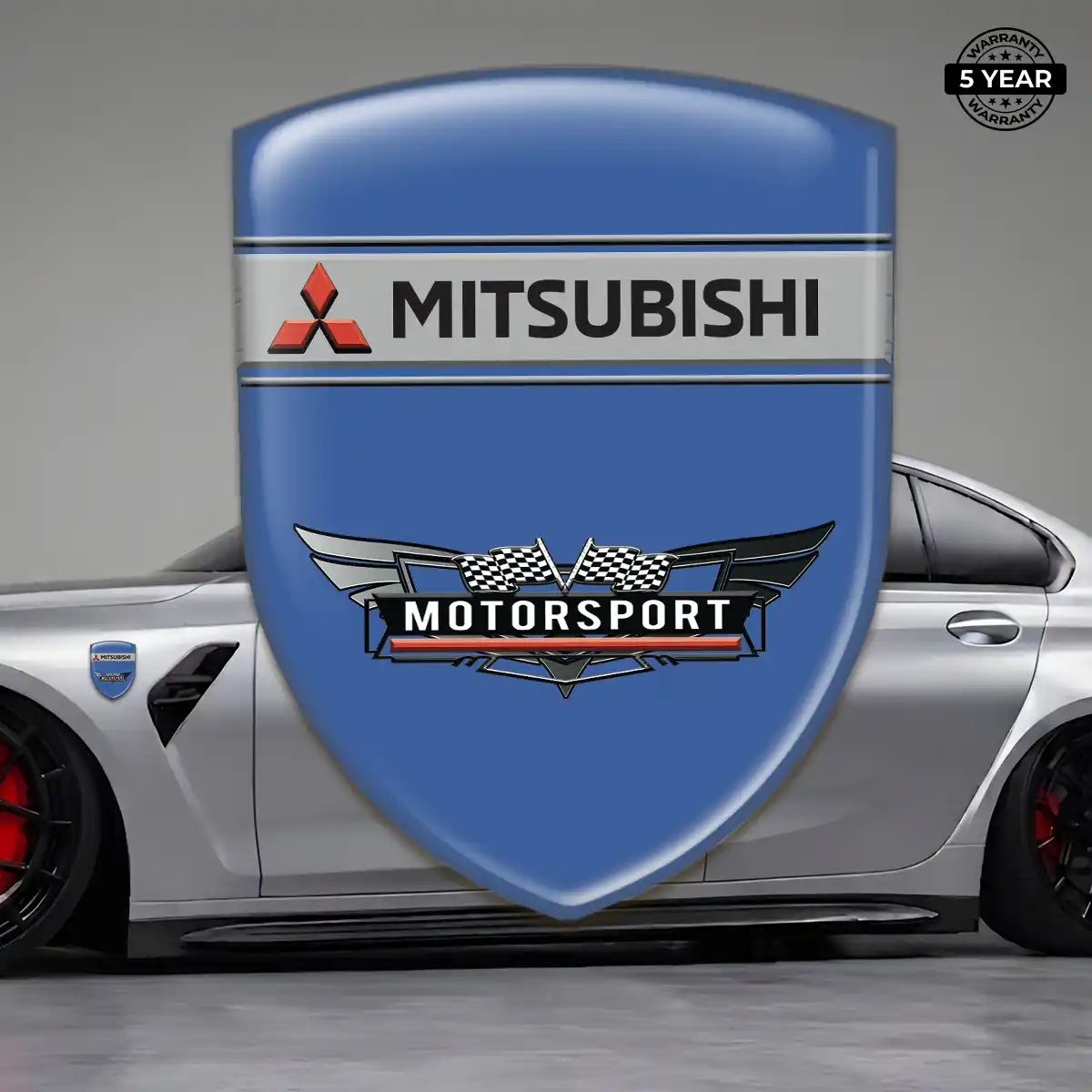 Mitsubishi Domed Car Sticker Signature Grade