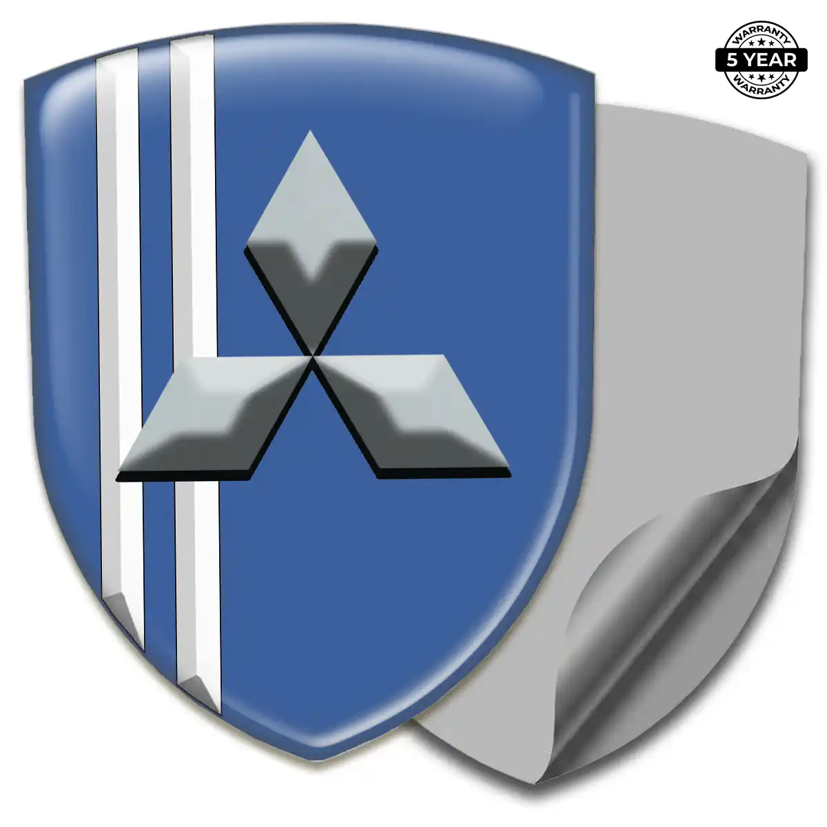 Mitsubishi Domed Car Sticker Superior Craft