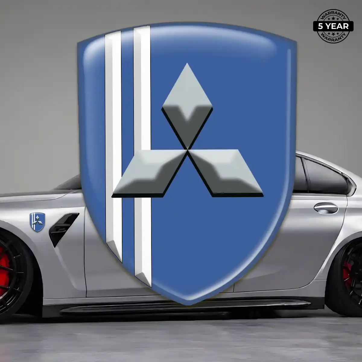 Mitsubishi Domed Car Sticker Superior Craft