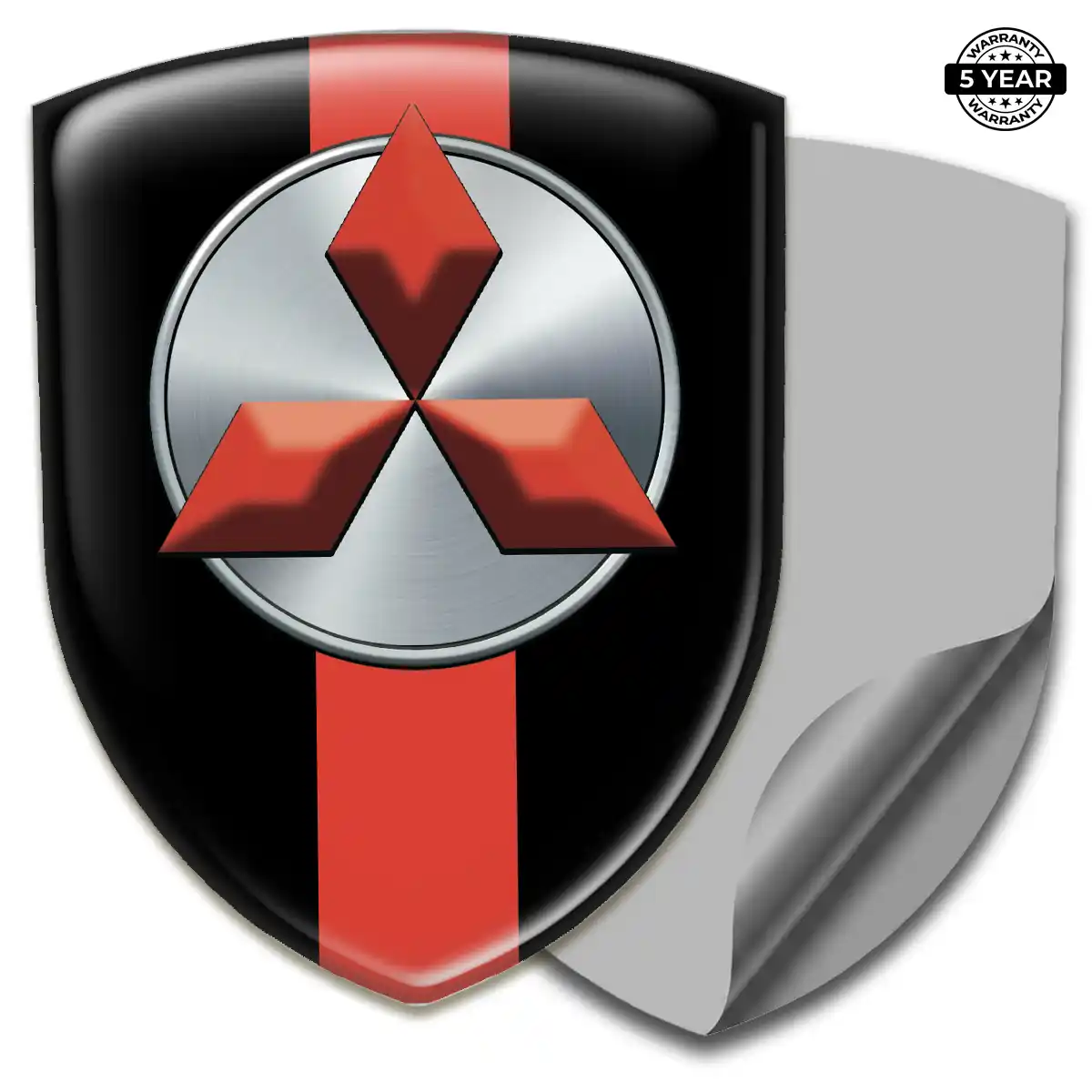 Mitsubishi Domed Decal Deluxe Edition