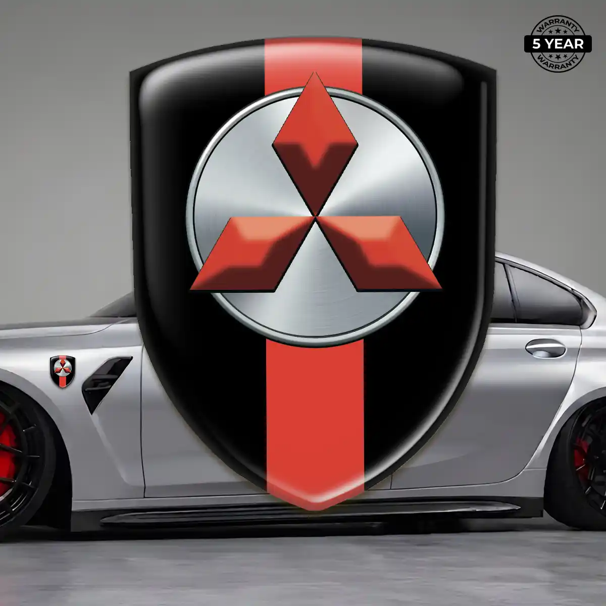 Mitsubishi Domed Decal Deluxe Edition