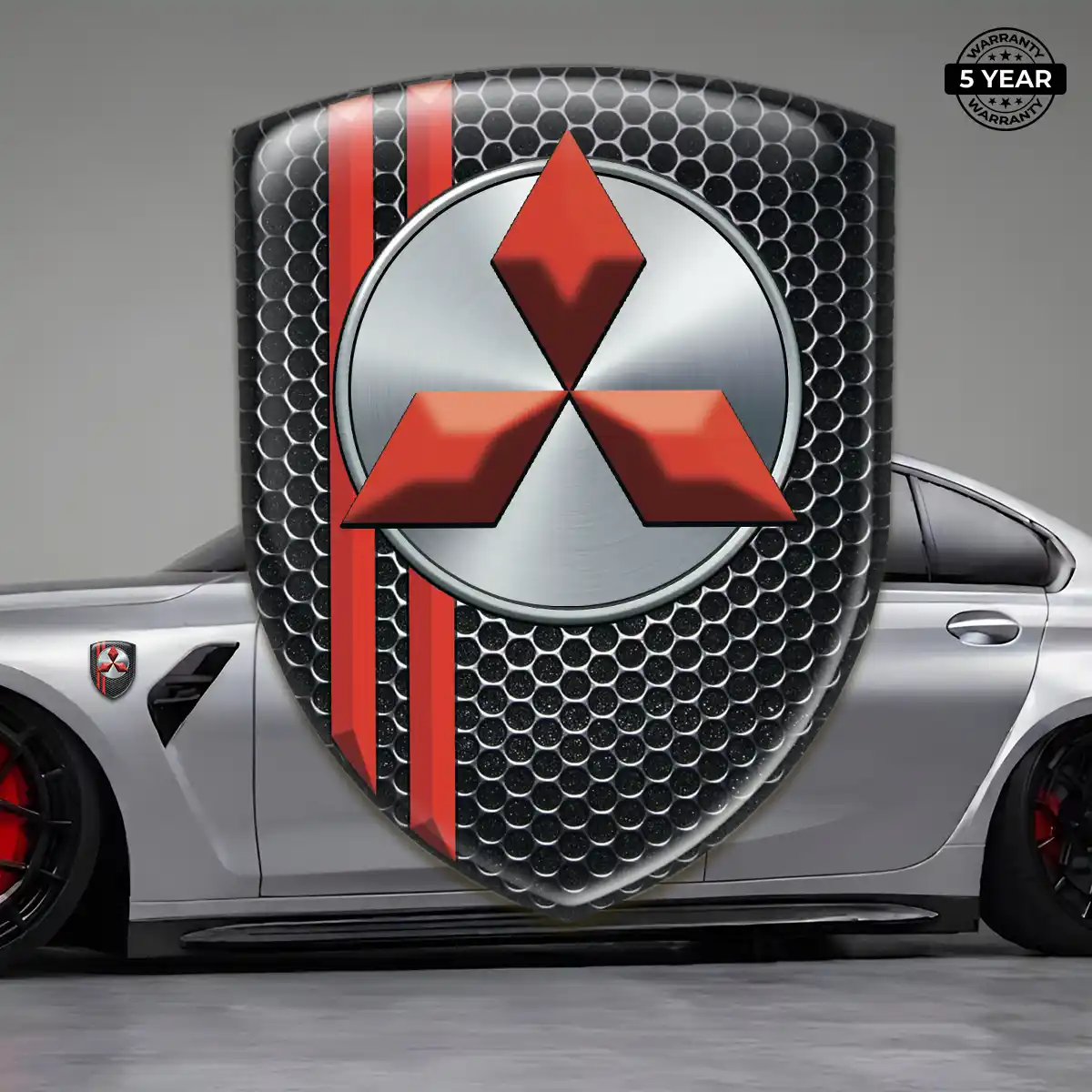 Mitsubishi Domed Decal Elite Finish