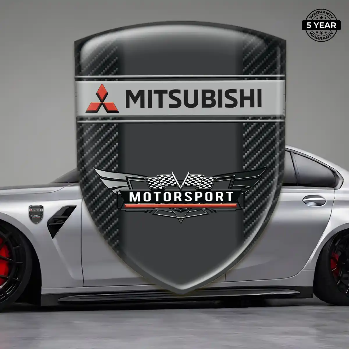 Mitsubishi Domed Decal Prime Quality