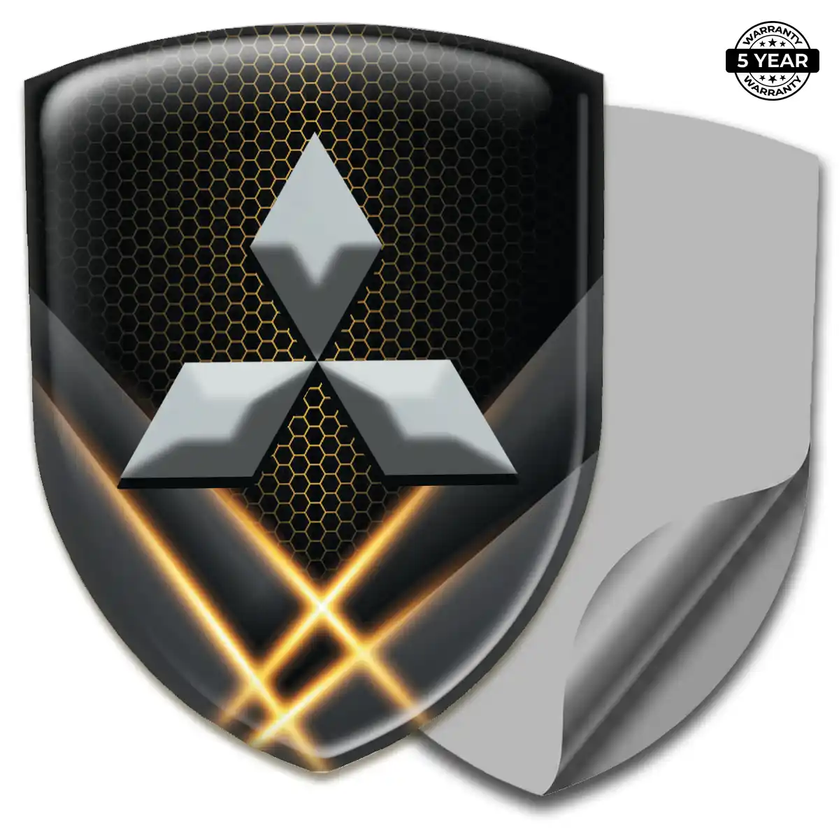 Mitsubishi Domed Decal Signature Grade