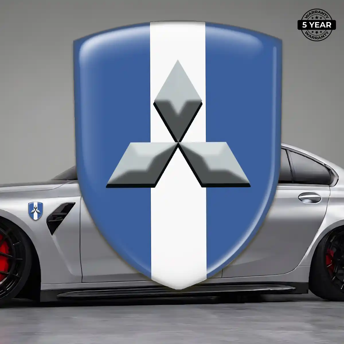 Mitsubishi Domed Emblem Elite Finish