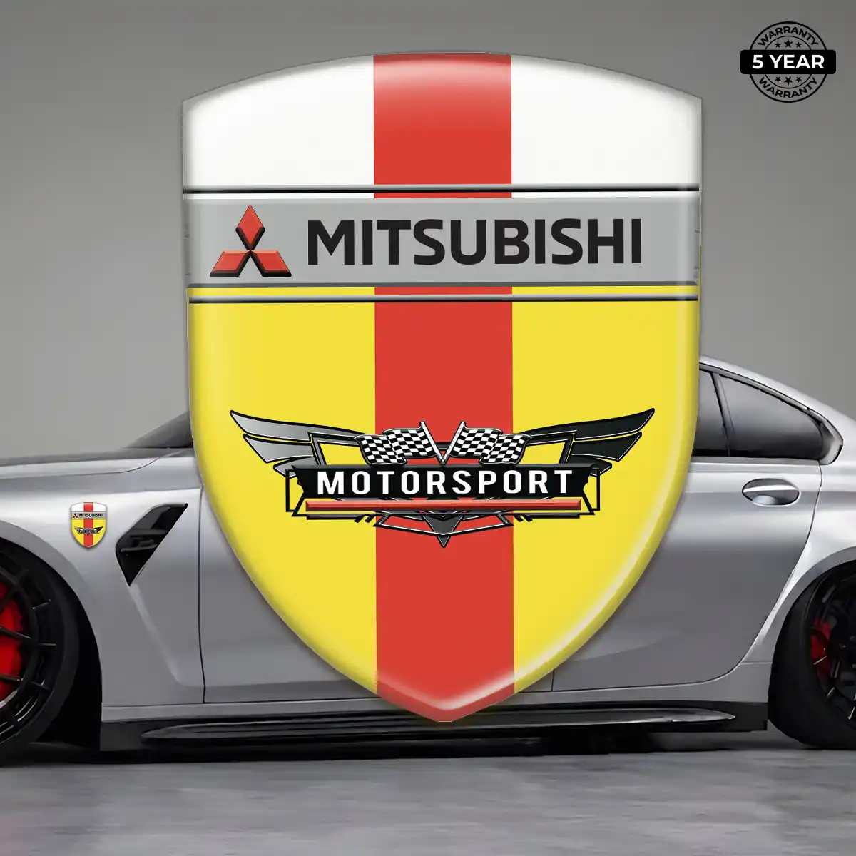 Mitsubishi Domed Emblem Prime Quality
