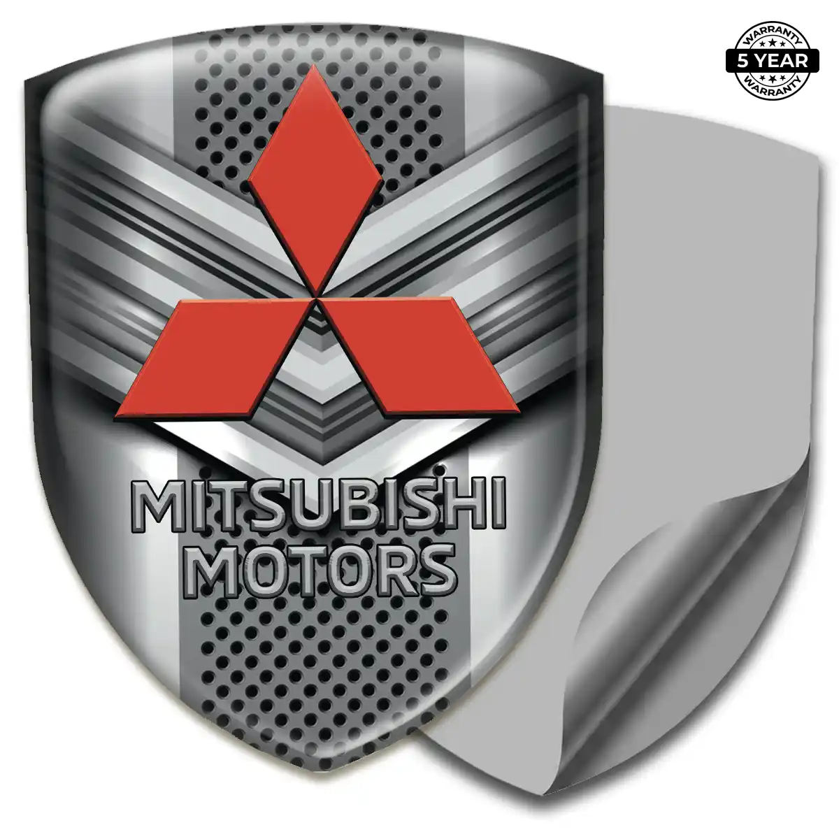 Mitsubishi Domed Logo Decal Deluxe Edition