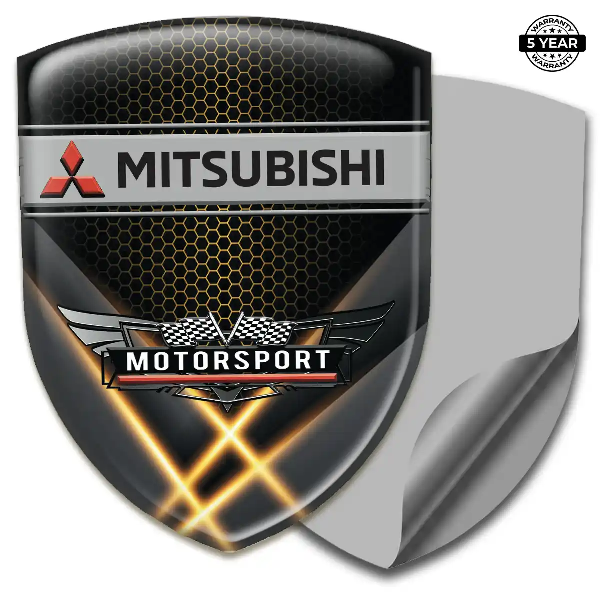 Mitsubishi Domed Logo Decal Prestige Line