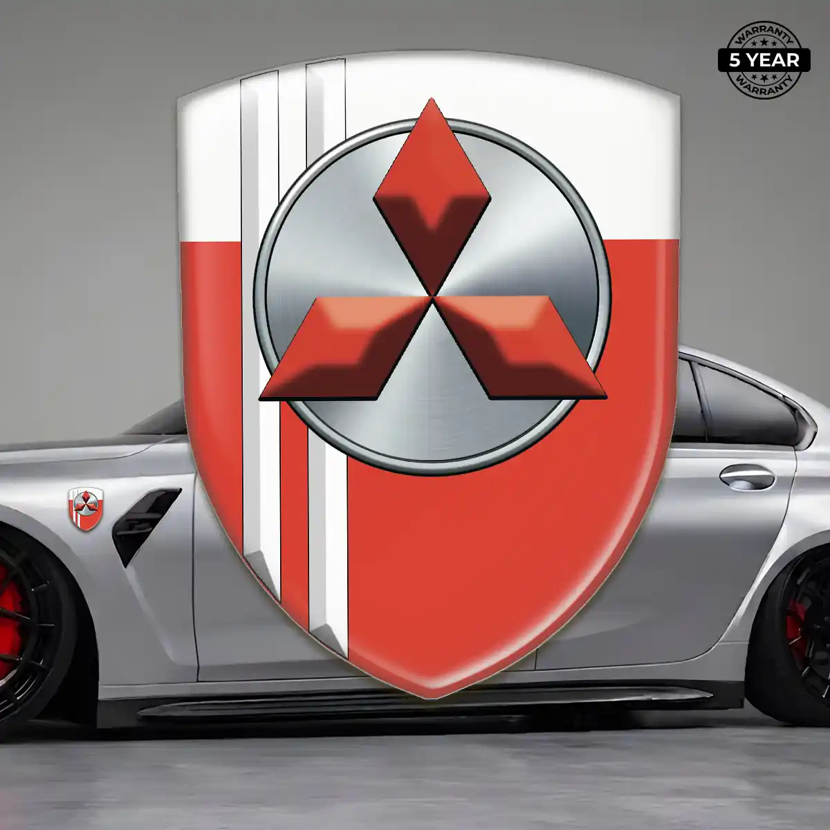 Mitsubishi Domed Logo Sticker Elite Edition
